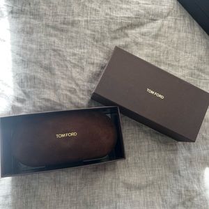 Tom Ford sunglasses case and box